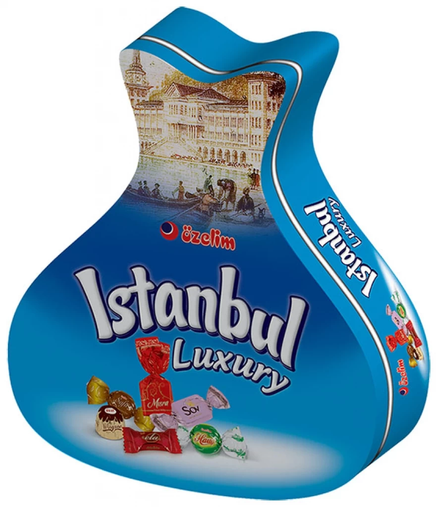 Lale Şeklinde Teneke Kutu Metal Kutu